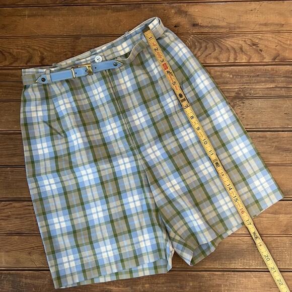 Vintage plaid ladies 50s 60s Bobbie Brooks shorts size small - Picture 3 of 8